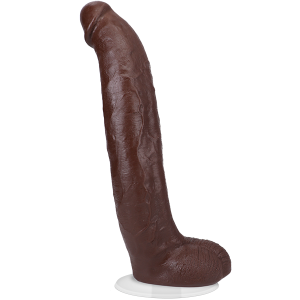 Signature Cocks | Brickzilla 13 Inch ULTRASKYN Cock with Removable Vac-U-Lock Suction Cup - Chocolate