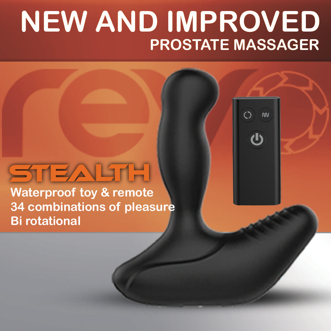Nexus | Revo Stealth Prostate Massager – Black