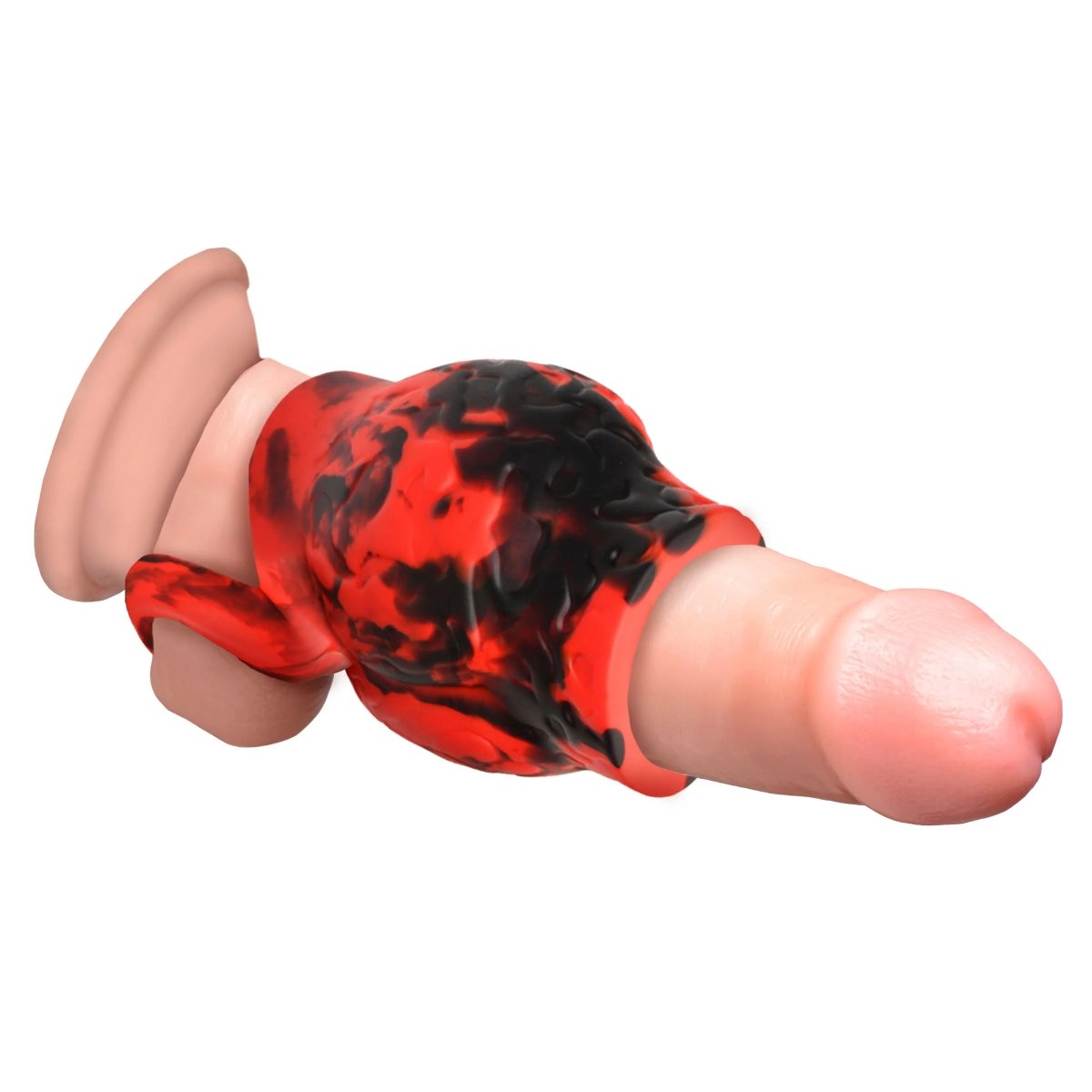 Creature Cocks Hell Hound Silicone Girth Enhancer With Ball Strap Large