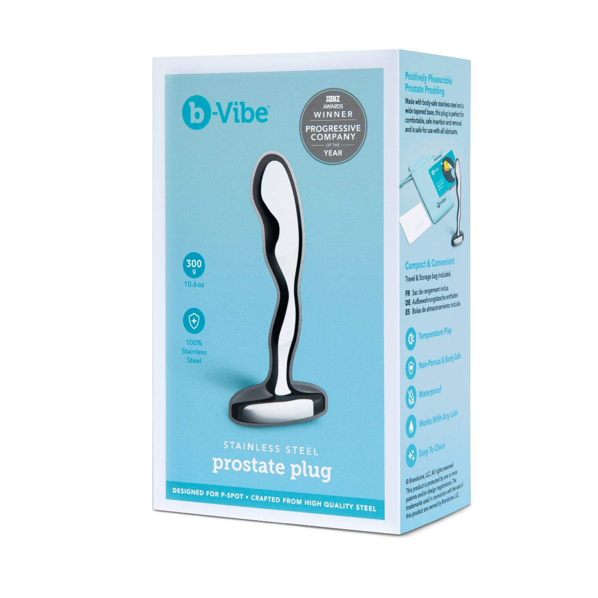 B-Vibe | Prostate Plug – Stainless Steel