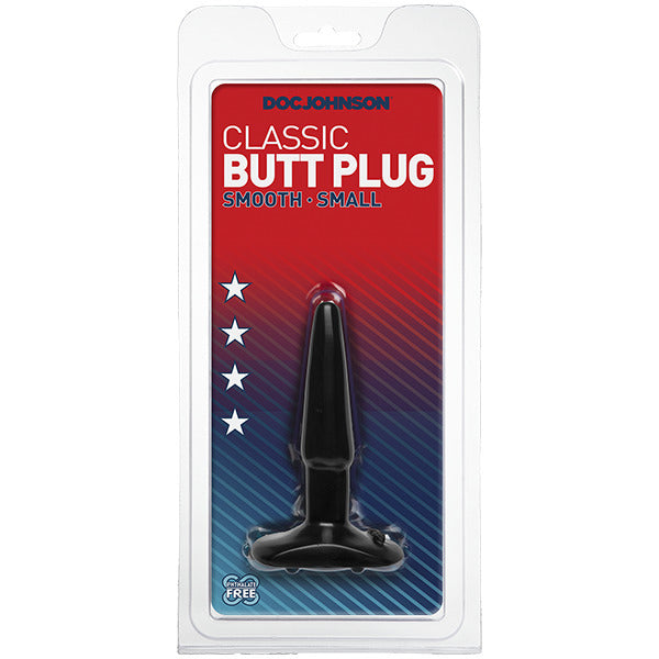 > Anal Range > Butt Plugs Classic Smooth Butt Plug Small Black   