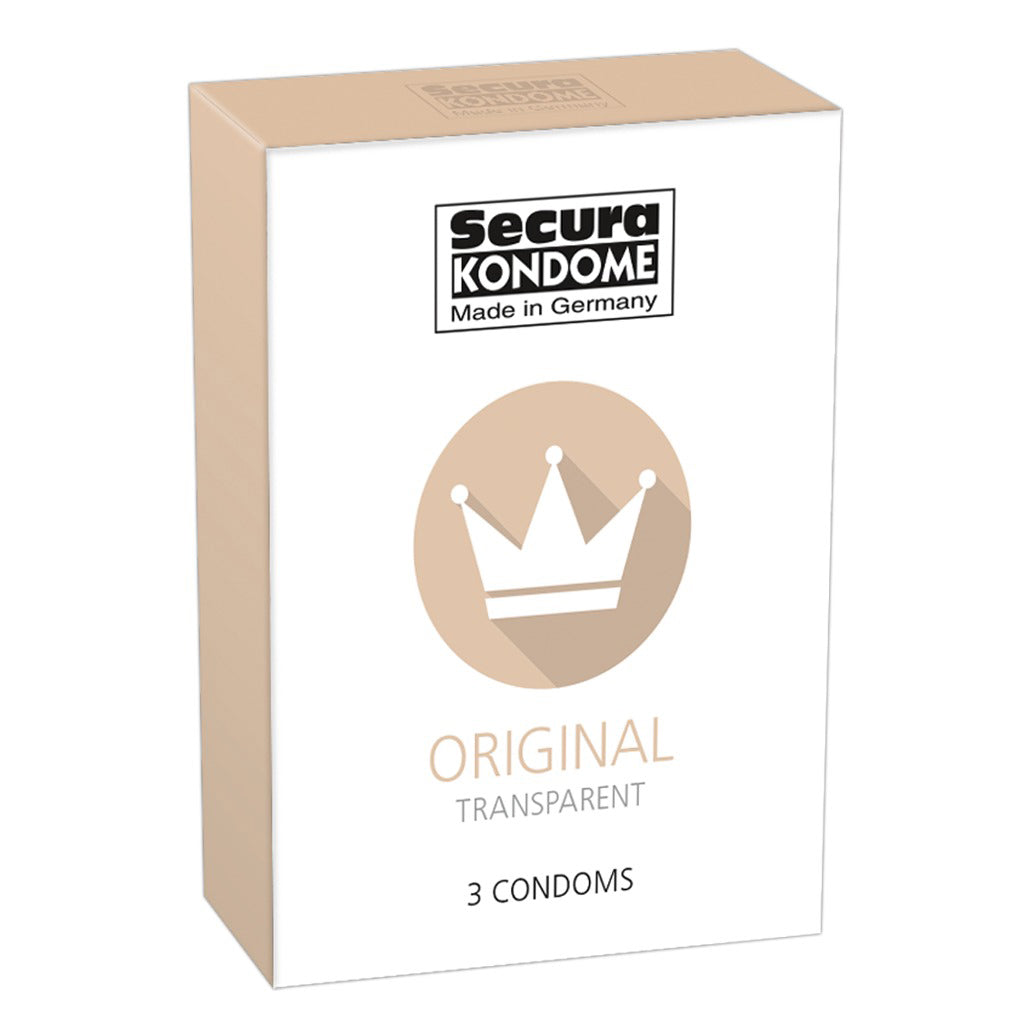 > Condoms > Natural and Regular Secura Kondome Original Transparent x3 Condoms   