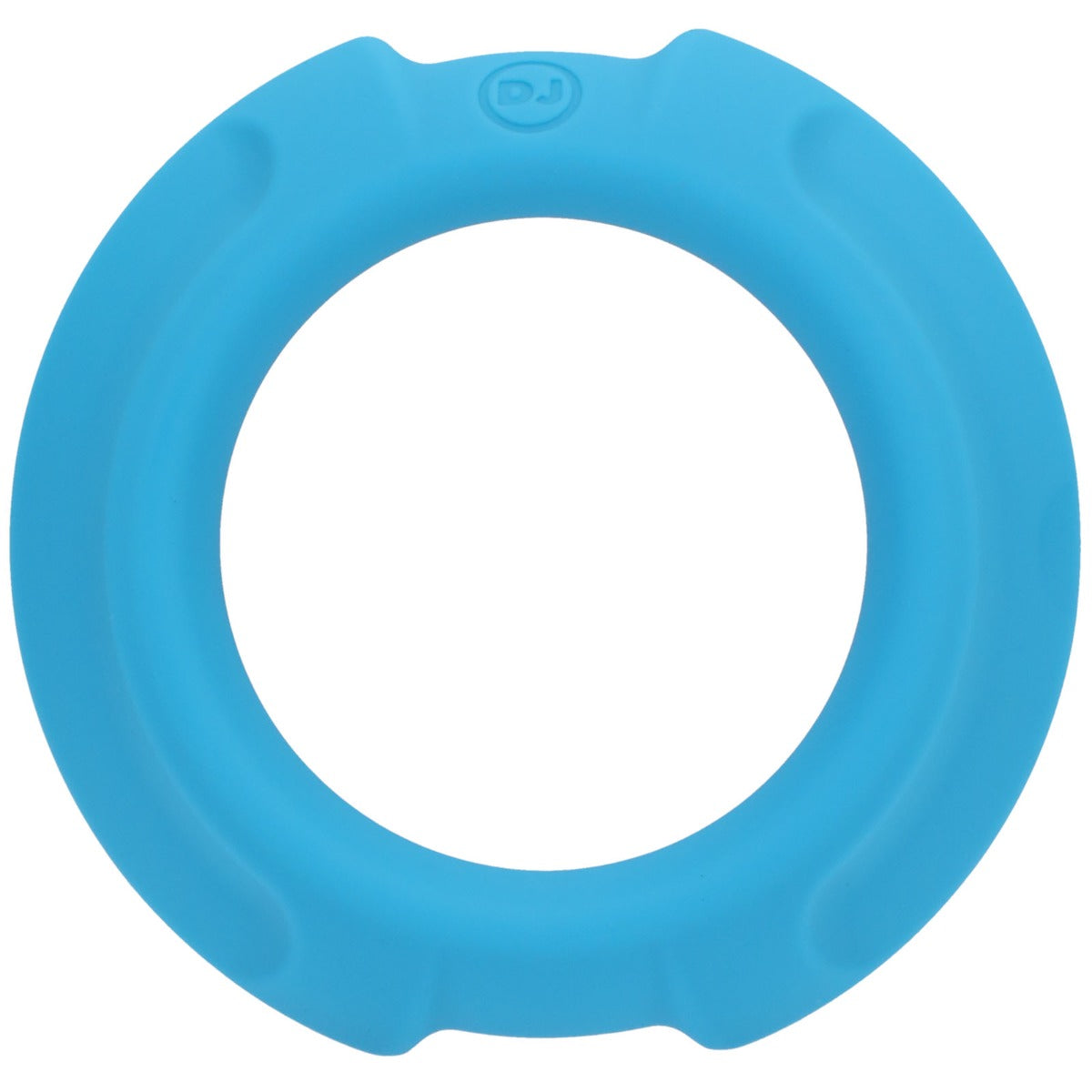 Metal Cock Rings OptiMALE FlexiSteel Silicone Metal Core Cock Ring Blue 43mm   