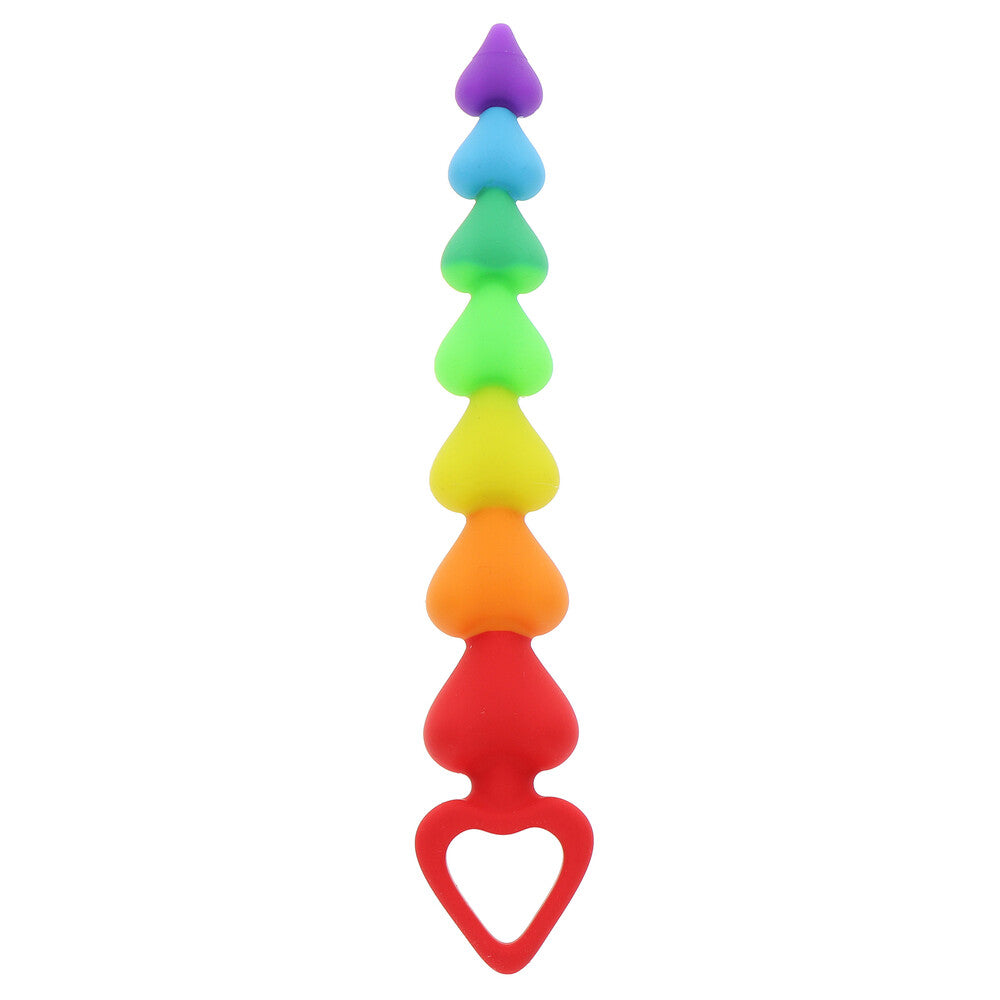 > Anal Range > Anal Beads ToyJoy Rainbow Heart Anal Beads   