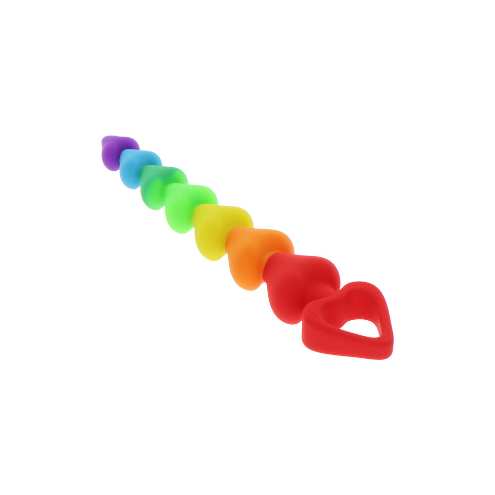 > Anal Range > Anal Beads ToyJoy Rainbow Heart Anal Beads   