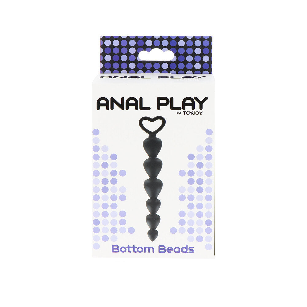> Anal Range > Anal Beads ToyJoy Anal Play Bottom Beads Black   