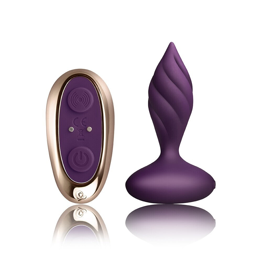 Vibrating Butt Plugs Rocks Off Petite Sensations Desire Butt Plug Purple   