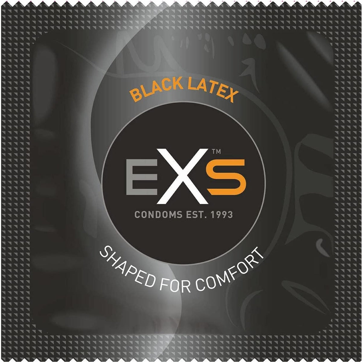 Condoms EXS Black Latex  Condoms 12 pack   