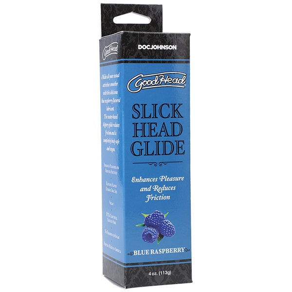 Flavoured Lube GoodHead - Slick Head Glide - Blue Raspberry - 4 oz.   