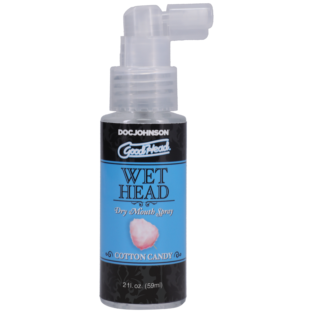 Flavoured Lube GoodHead - Wet Head - Dry Mouth Spray - Cotton Candy - 2 fl. oz.   
