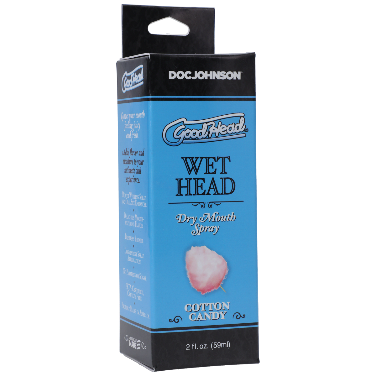Flavoured Lube GoodHead - Wet Head - Dry Mouth Spray - Cotton Candy - 2 fl. oz.   