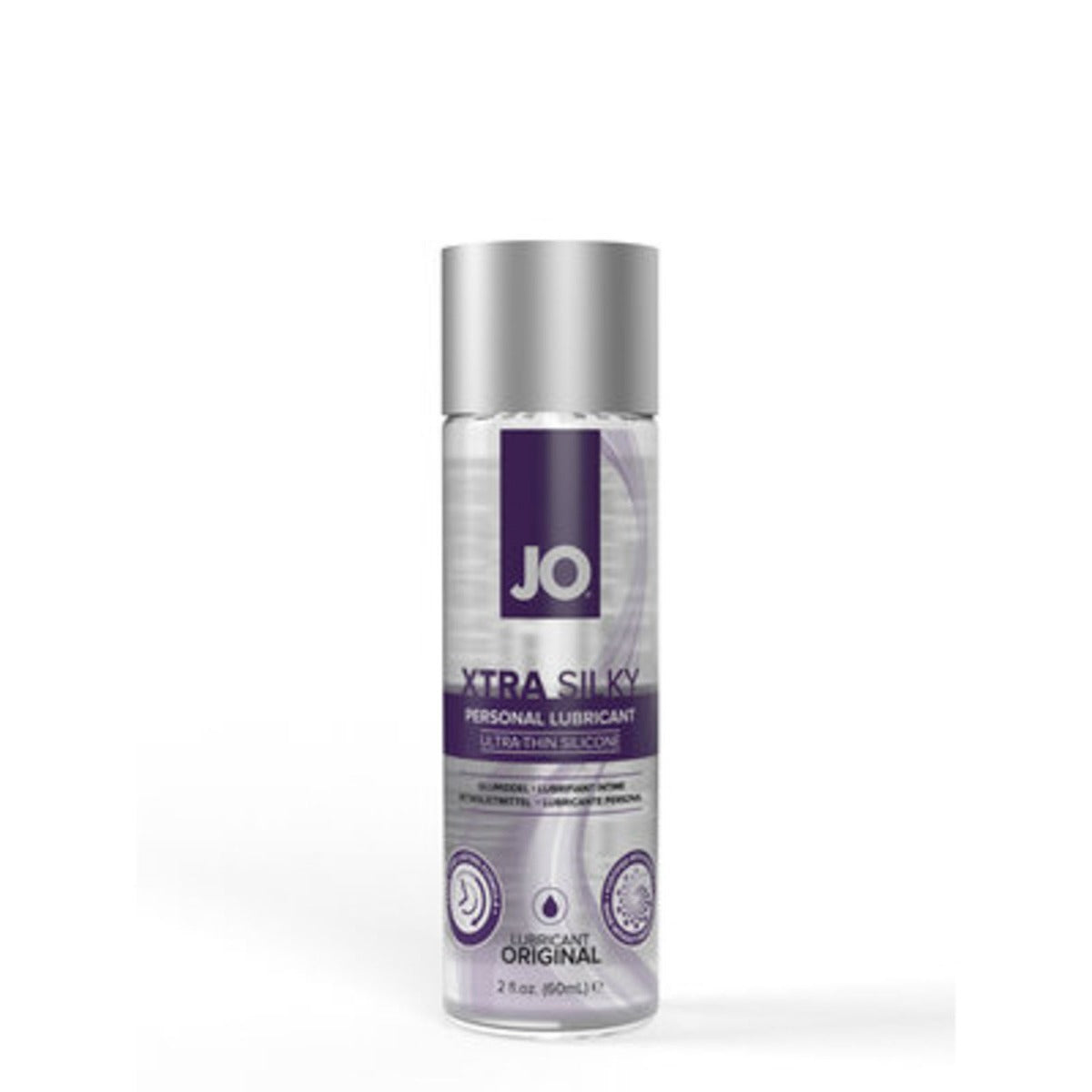 Silicone Based Lube System JO Xtra Silky Thin Silicone Original Lubricant 60ml   