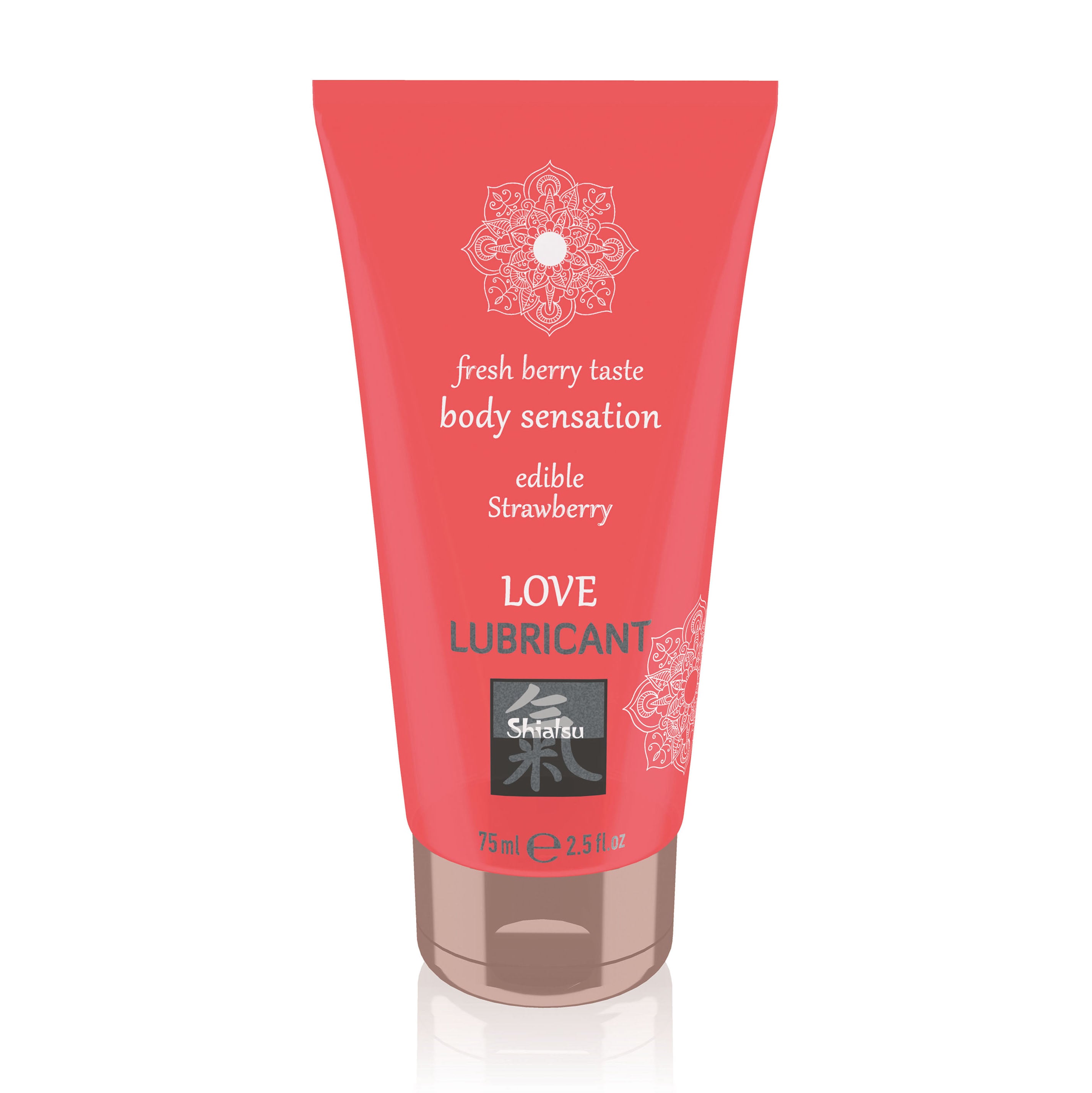 > Relaxation Zone > Flavoured Lubricants and Oils Shiatsu Love Lubricant Edible Strawberry 75ml   