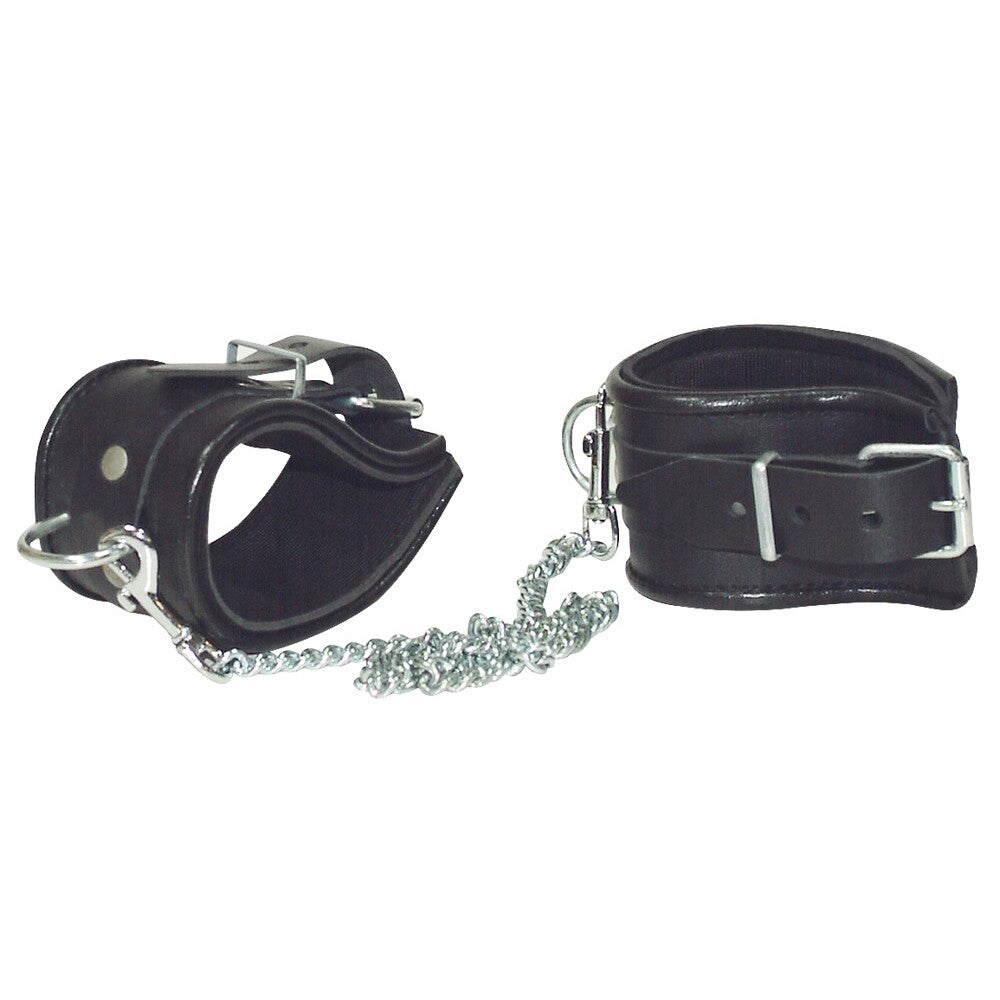 > Bondage Gear > Restraints Zado Leather And Chain Ankle Leg Restraint   