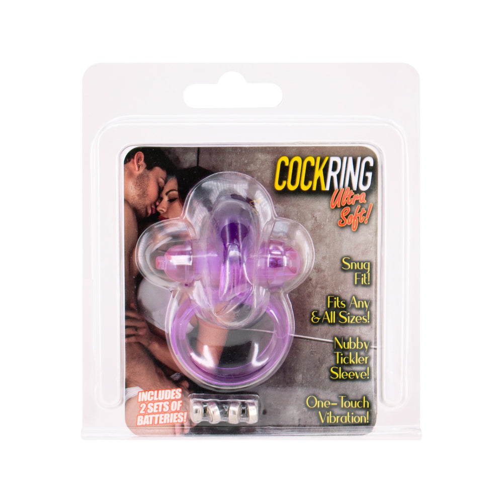 > Sex Toys For Men > Love Ring Vibrators Rabbit Ultra Soft Vibrating Cock Ring   