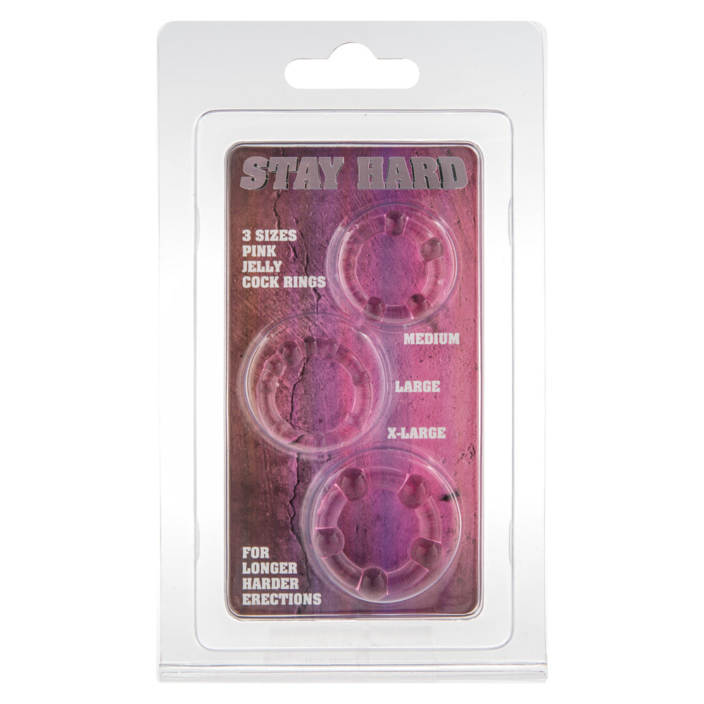 > Sex Toys For Men > Love Rings ToyJoy Stay Hard Cock Ring Set   