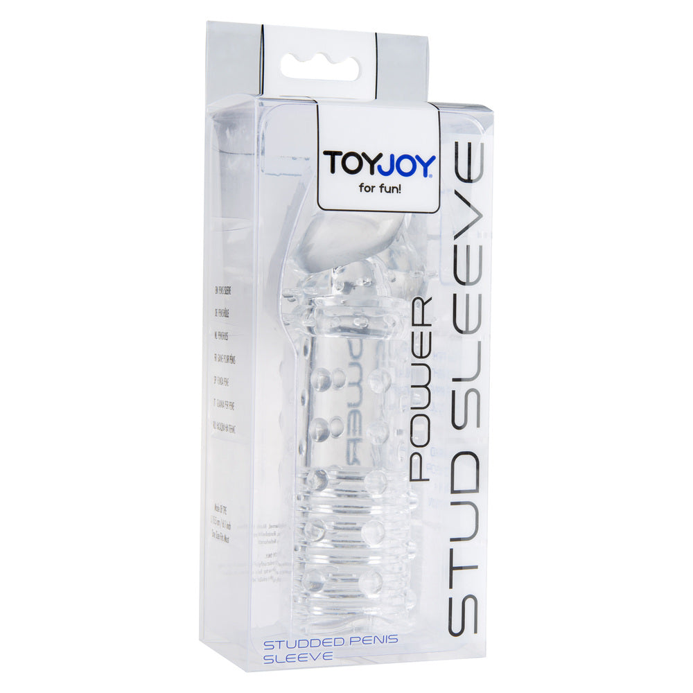 > Sex Toys For Men > Penis Sleeves ToyJoy Power Stud Sleeve Clear   