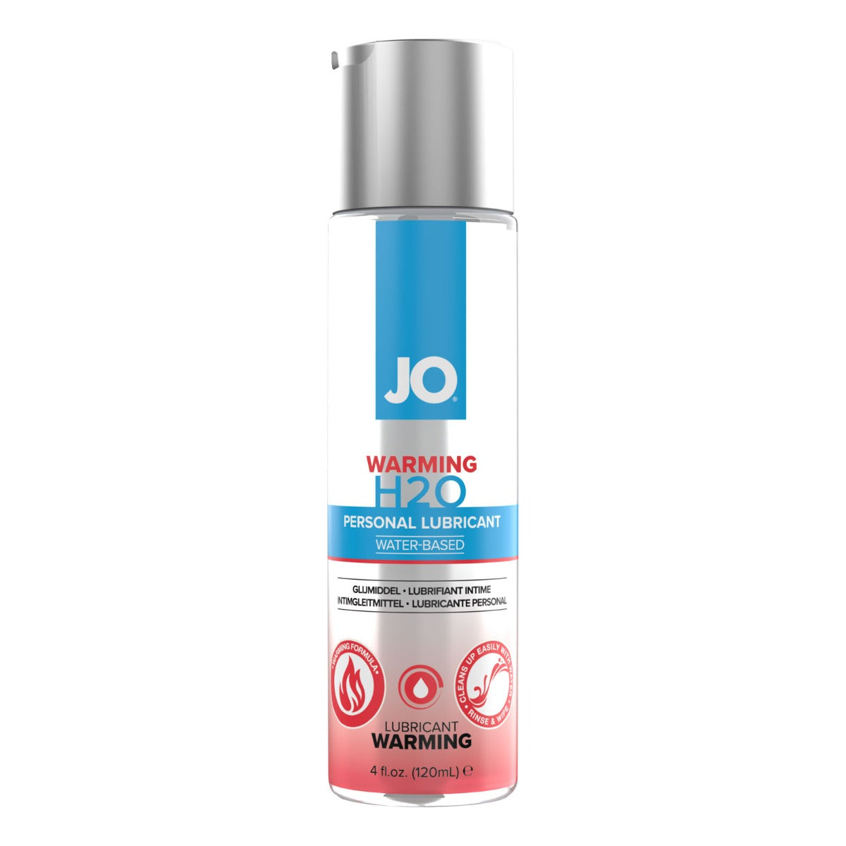 Water Based Lube System JO H2O Warming Lubricant 120ml   
