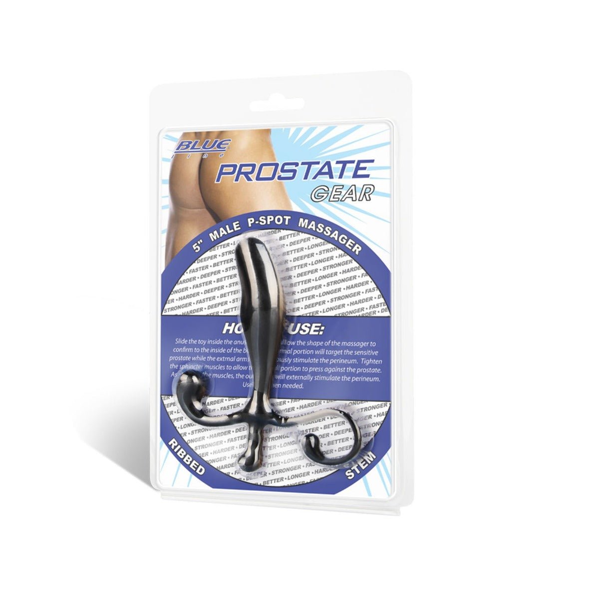 Prostate Massagers 5"" MALE P-SPOT MASSAGER - BLACK""   