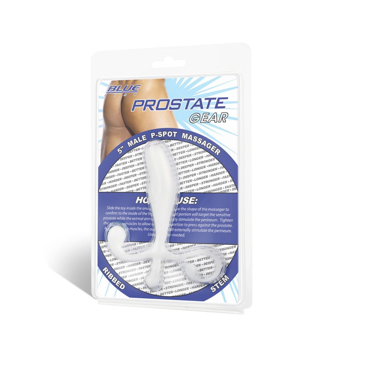 Prostate Massagers 5"" MALE P-SPOT MASSAGER - WHITE""   