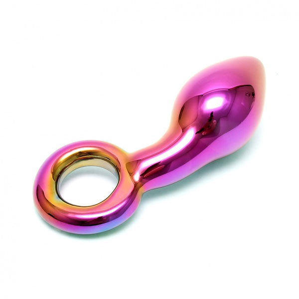 > Sex Toys > Glass Sensual Multi Coloured Glass Kaleigh Dildo   