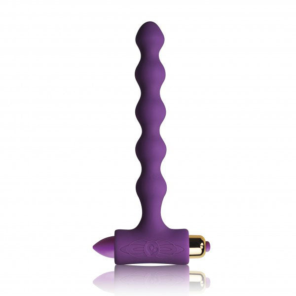 Vibrating Butt Plugs Rocks Off Pearls Petite Sensations Purple Butt Plug   