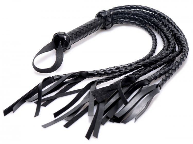 Whips & Paddles 8 Tail Braided Flogger   
