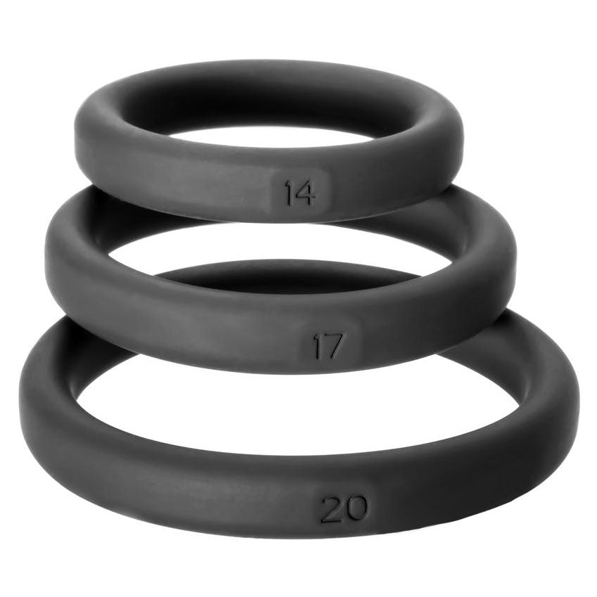 > Sex Toys For Men > Love Rings Perfect Fit XactFit Cock Ring Sizes 14, 17, 20   