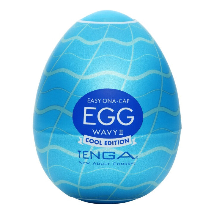 > Sex Toys For Men > Masturbators Tenga Wavy 2 Cool Edition Egg Masturbator   