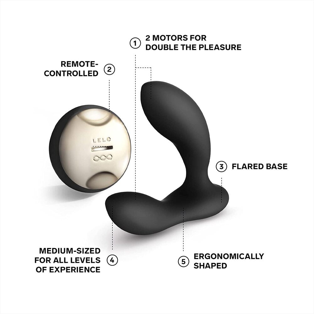 > Anal Range > Prostate Massagers Lelo Hugo Luxury Prostate Massager Black   