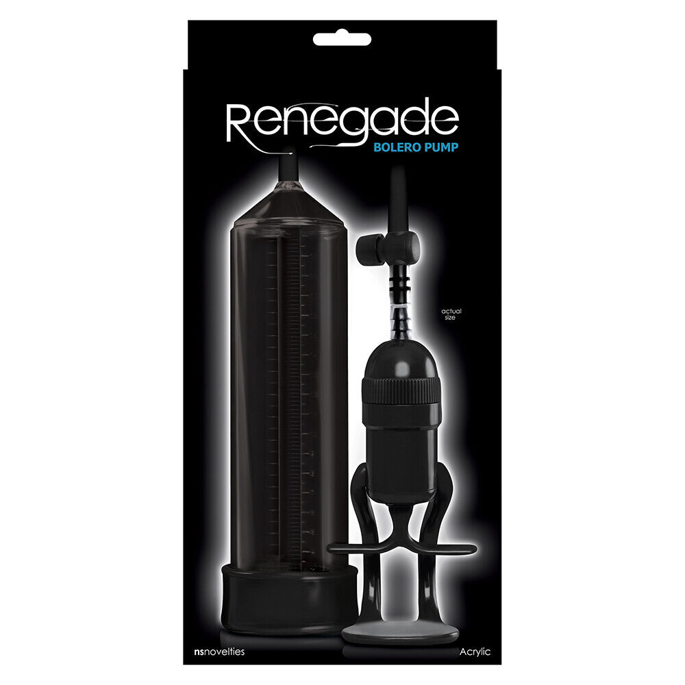 > Sex Toys For Men > Penis Enlargers Renegade Bolero Pump Black   