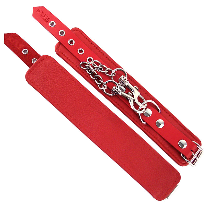 > Bondage Gear > Restraints Rouge Garments Wrist Cuffs Red   