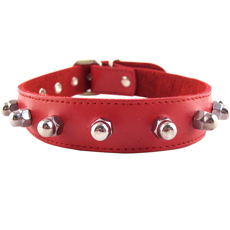 > Bondage Gear > Collars Rouge Garments Red Nut Collar   