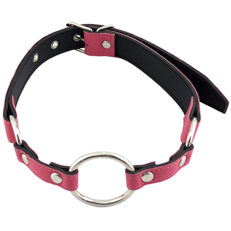 > Bondage Gear > Gags and Bits Rouge Garments O Ring Gag Pink   