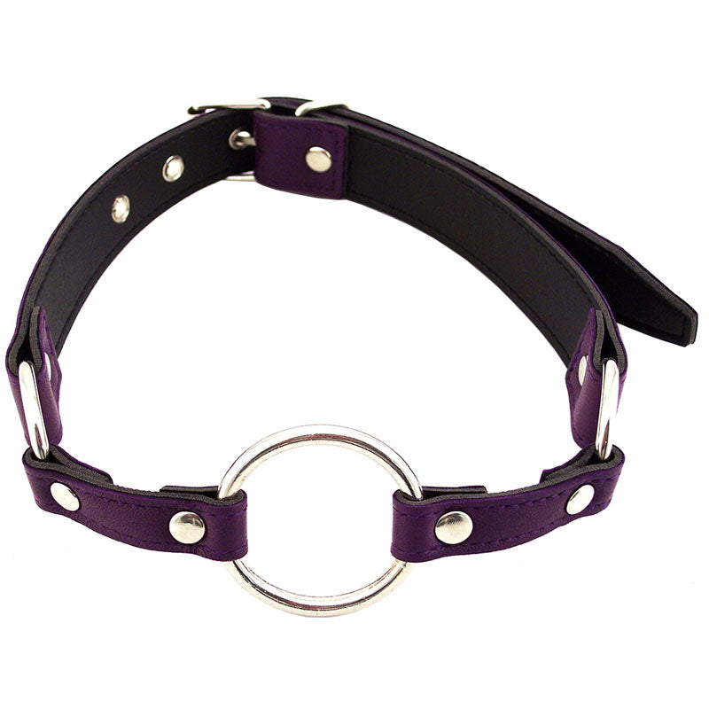 > Bondage Gear > Gags and Bits Rouge Garments O Ring Gag Purple   