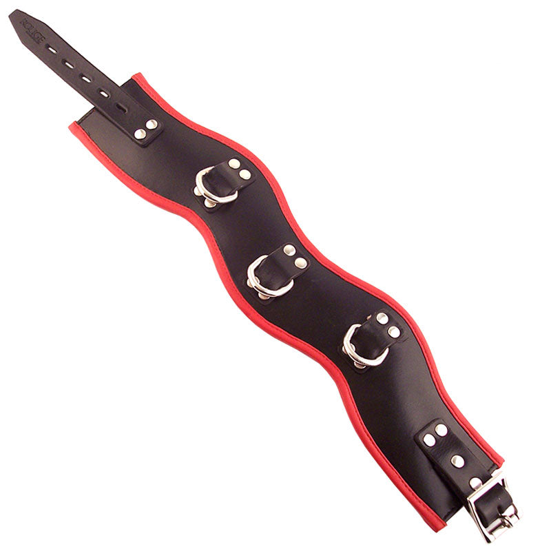 > Bondage Gear > Collars Rouge Garments Black And Red Padded Posture Collar   