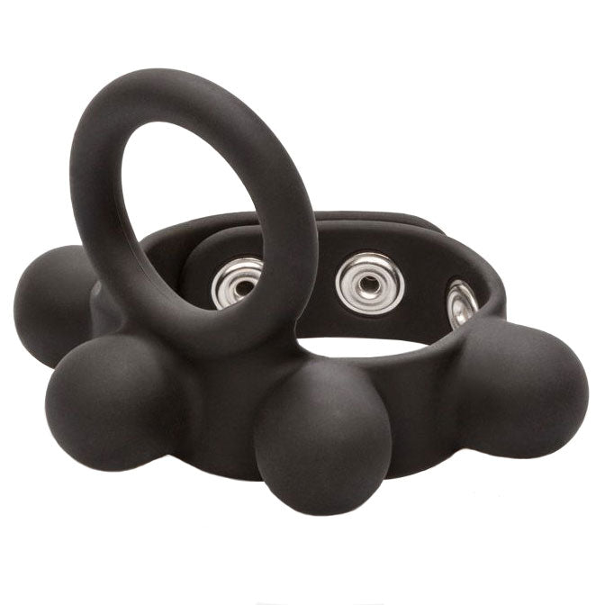 > Bondage Gear > Bondage Cock Rings Medium Weighted Penis Ring and Ball Stretcher   