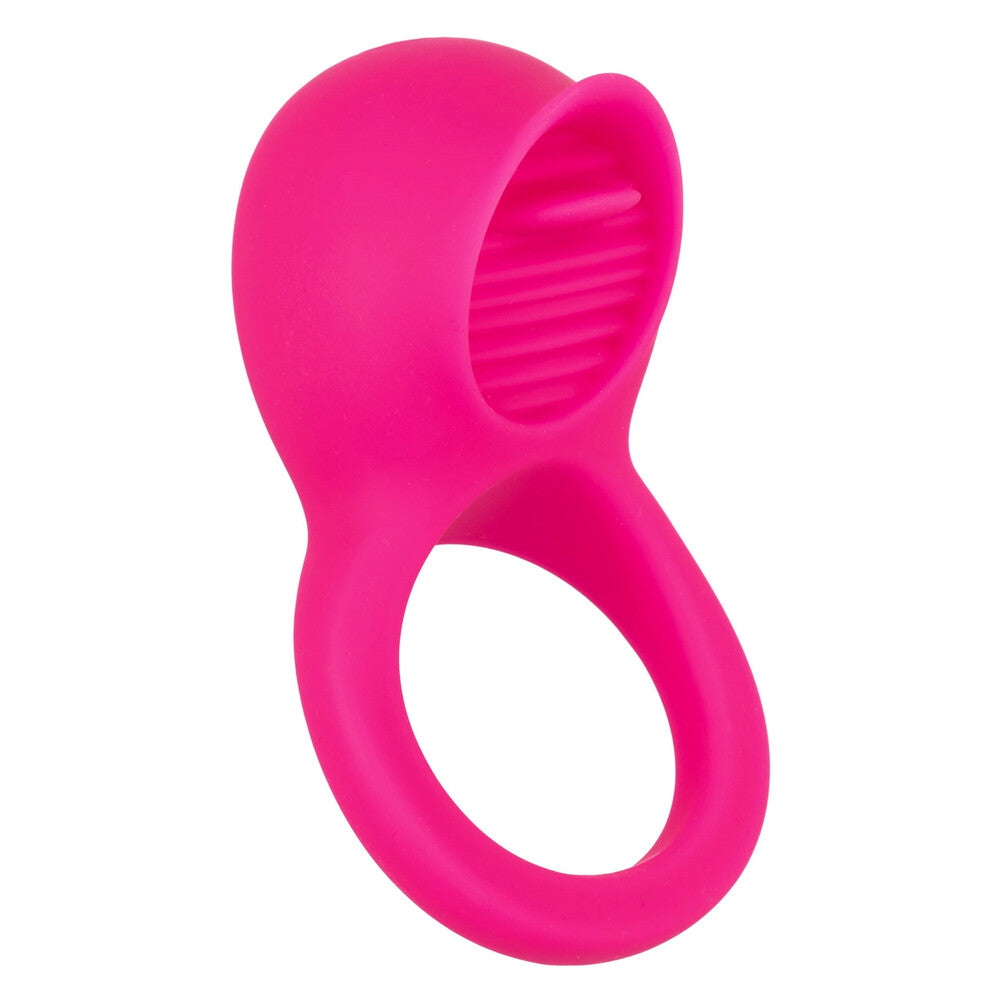 > Sex Toys For Men > Love Ring Vibrators Rechargeable Teasing Tongue Enhancer Cock Ring   