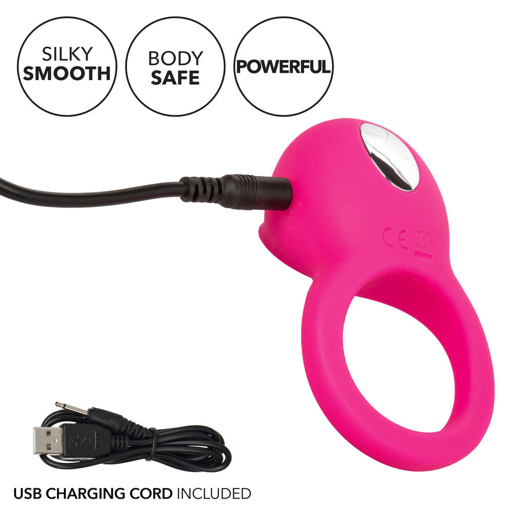 > Sex Toys For Men > Love Ring Vibrators Rechargeable Teasing Tongue Enhancer Cock Ring   