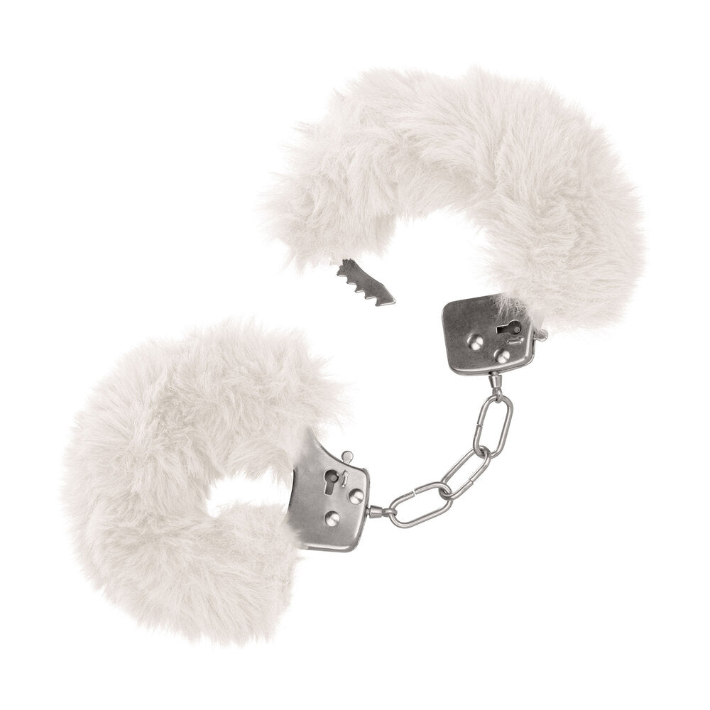 > Bondage Gear > Handcuffs Ultra Fluffy Furry Cuffs White   