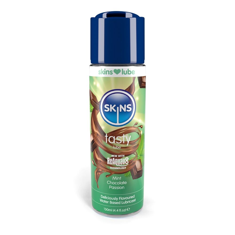 > Relaxation Zone > Flavoured Lubricants and Oils Skins Mint Chocolate Passion Waterbased Lubricant 130ml   