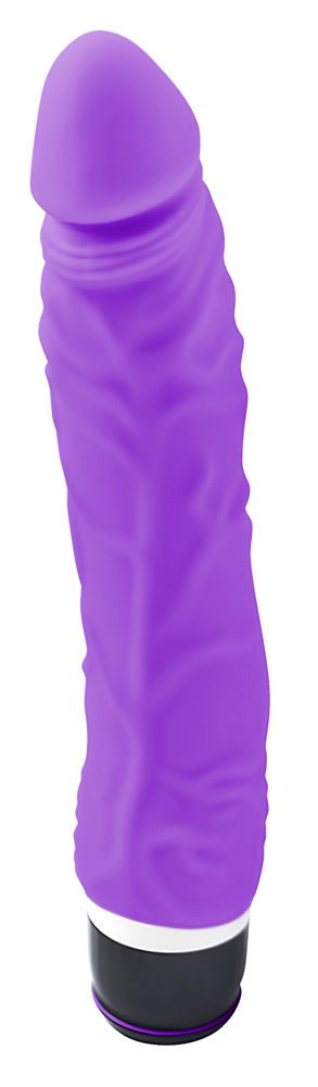 Realistic Vibrators Seven Creations Silicone Classic Vibe Slim Purple   