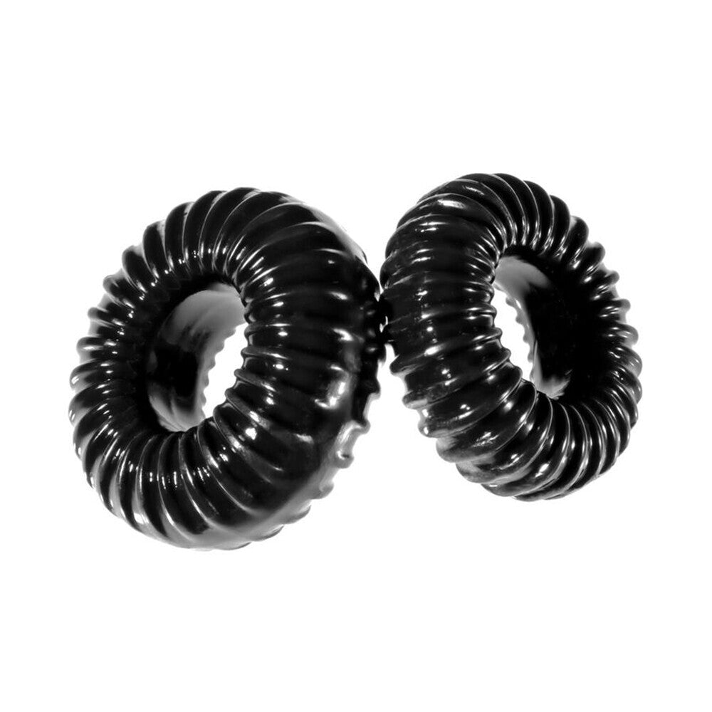 > Sex Toys For Men > Love Rings Perfect Fit XPlay Gear Slim Ribbed Cock Rings 2 Pack   