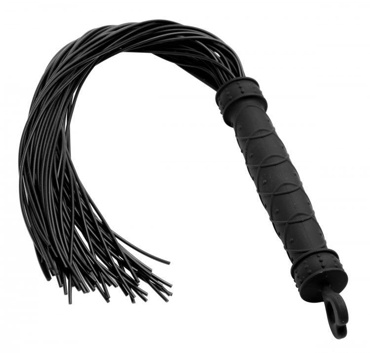 Whips & Paddles Punish Me Silicone Flogger   