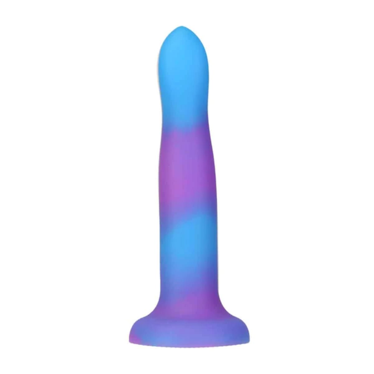 Suction Base Dildos Addiction Rave Dong Blue Purple (8)"   