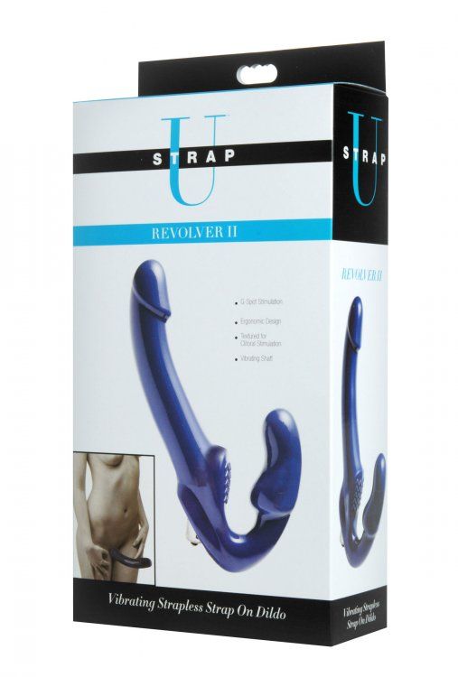 Strap Ons Revolver II Vibrating Strapless Strap On Dildo   