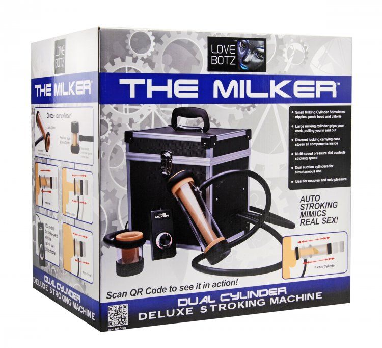 Sex Swings Machines & Furniture The Milker Dual Cylinder Deluxe Stroking Machine   
