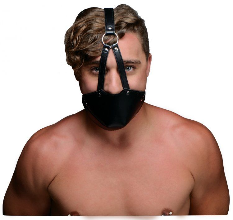 Blindfolds & Gags Mouth Harness with Ball Gag   