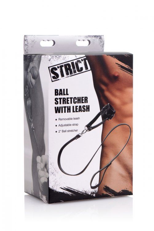 Cock & Ball Toys Strict Ball Stretcher With Leash   