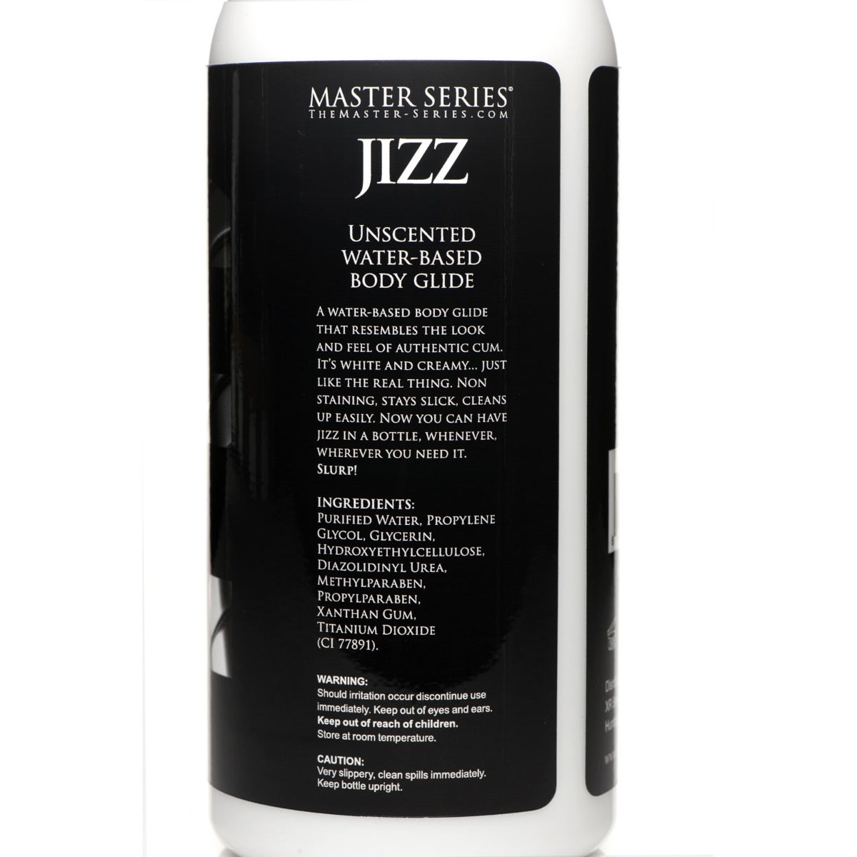 Water Based Lube Master Series Unscented Jizz Lubricant 34oz   